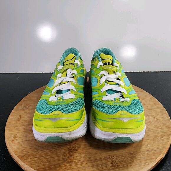 Hoka One One Conquest 2 Low Sz 8 Womens 009498 Green Synthetic Running Sneakers - Picture 3 of 9